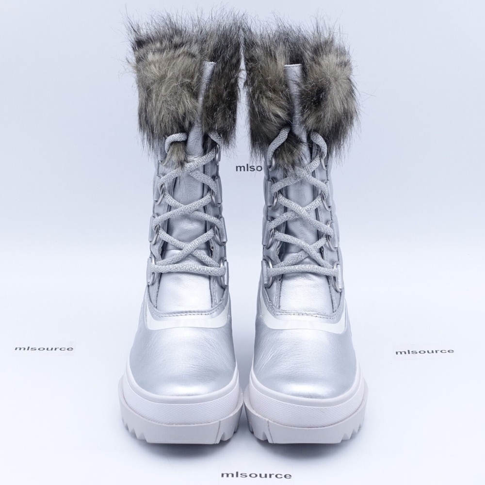NEW Sorel Joan of Arctic Next Pure Waterproof Winter Boot Silver - Picture 5 of 8